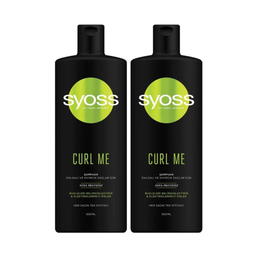 Syoss Curl Me Bukle Belirginleştirici Şampuan 500 ML 2li Şampuan ve Saç Kremi Fiyatı