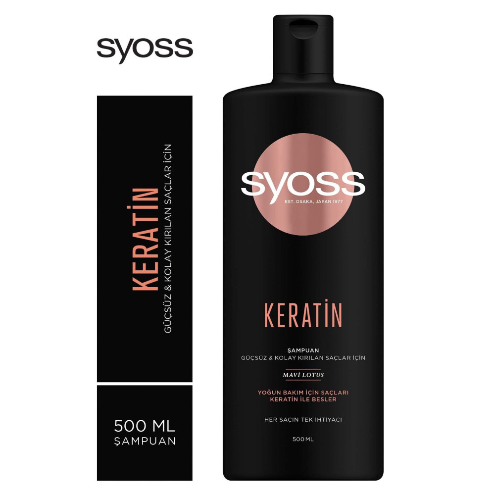 Syoss Keratin Mükemmelliği Şampuan 500 Ml Şampuan ve Saç Kremi Fiyatı