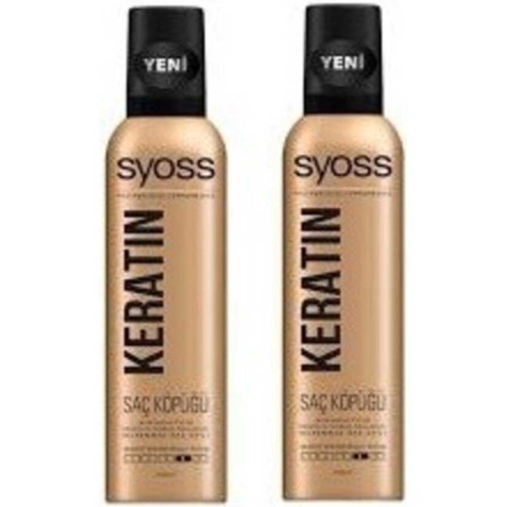 Syoss Keratin Saç Köpüğü 250ML 2 Adet Saç Şekillendirici Köpük Fiyatı