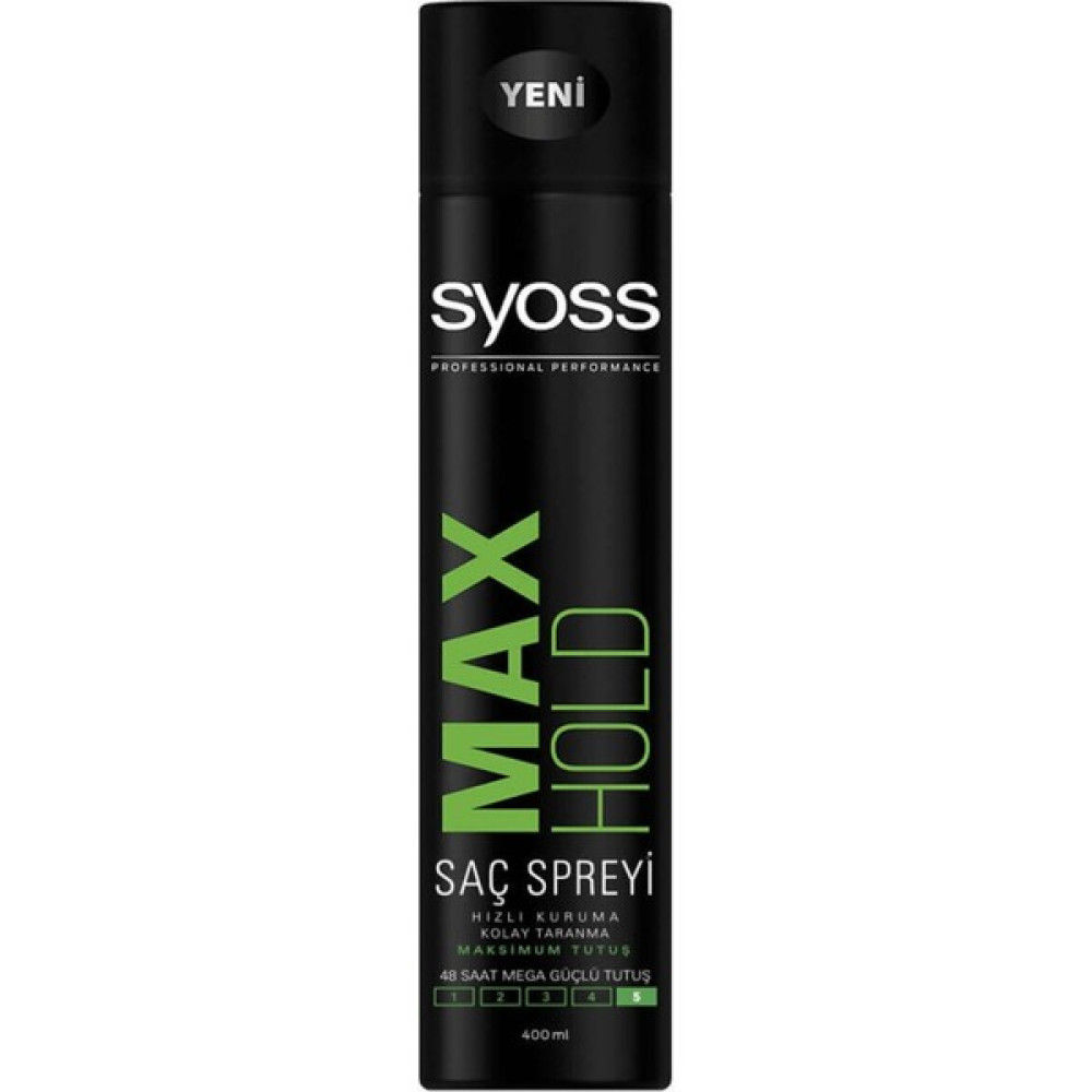 Syoss Max Hold Saç Spreyi 400 ml Saç Şekillendirici Sprey Fiyatı