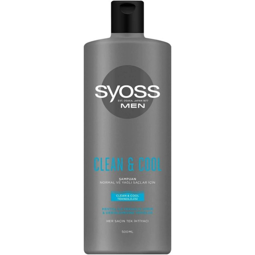 Syoss Men Clean & Cool Şampuan 500 ml 1 Adet - yok Şampuan ve Saç Kremi Fiyatı