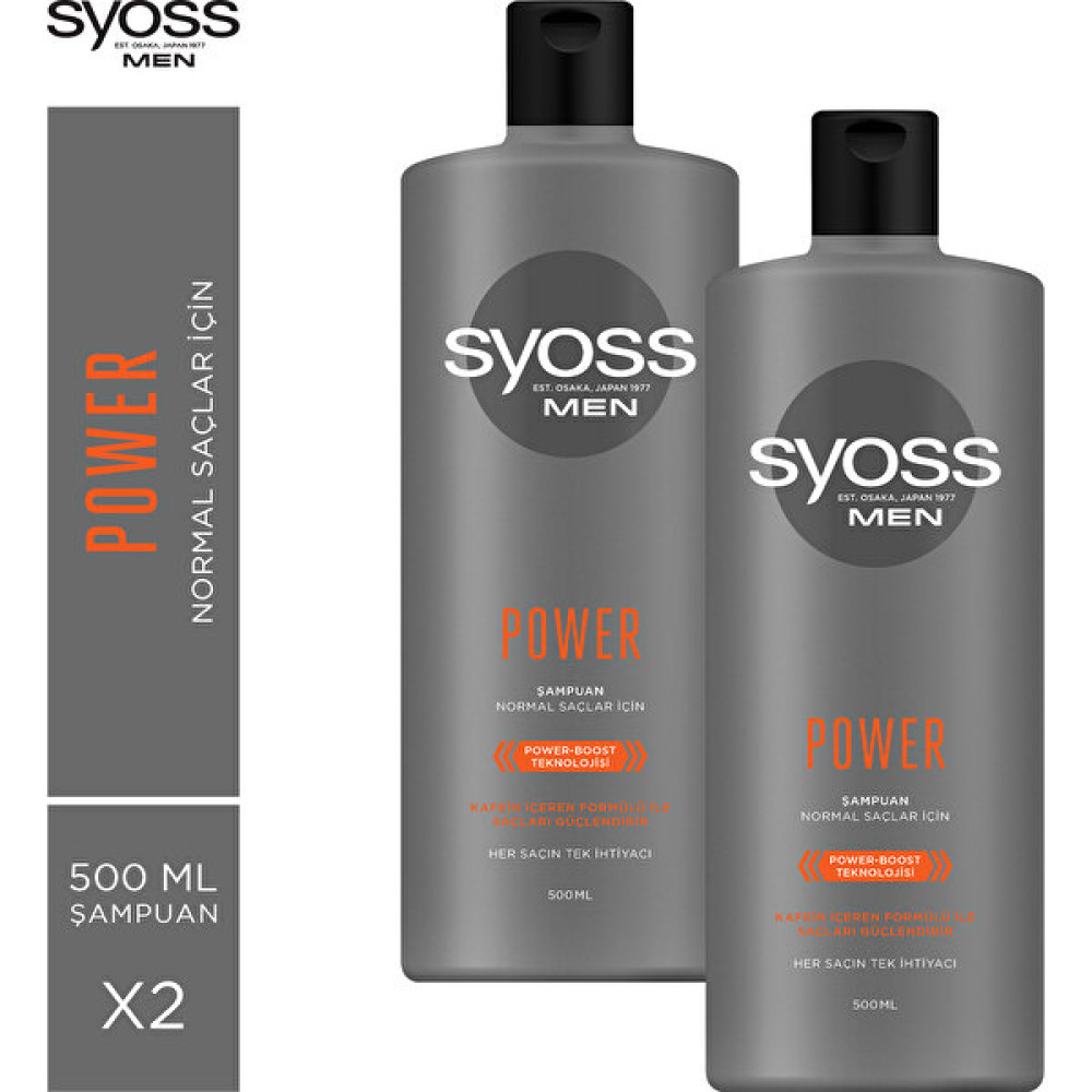 Syoss Men Power Şampuan 500 Ml X2 Adet Şampuan ve Saç Kremi Fiyatı