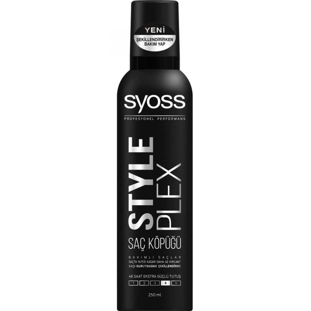 Syoss Sac Kopugu Style Plex Bakimli Saclar 250 Ml Saç Şekillendirici Köpük Fiyatı