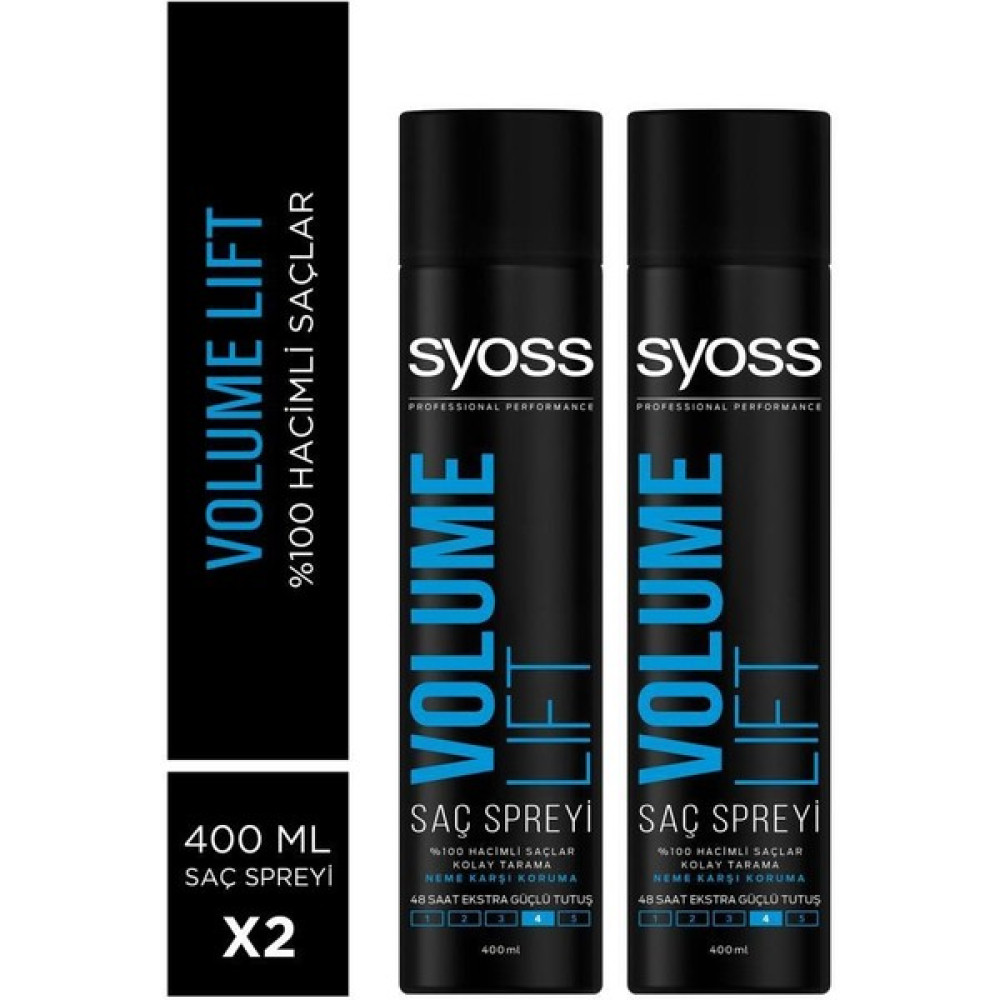 Syoss Saç Spreyi Volume Lift 400ml X2 Saç Bakım Maskeleri & Serumlar & Spreyler Fiyatı