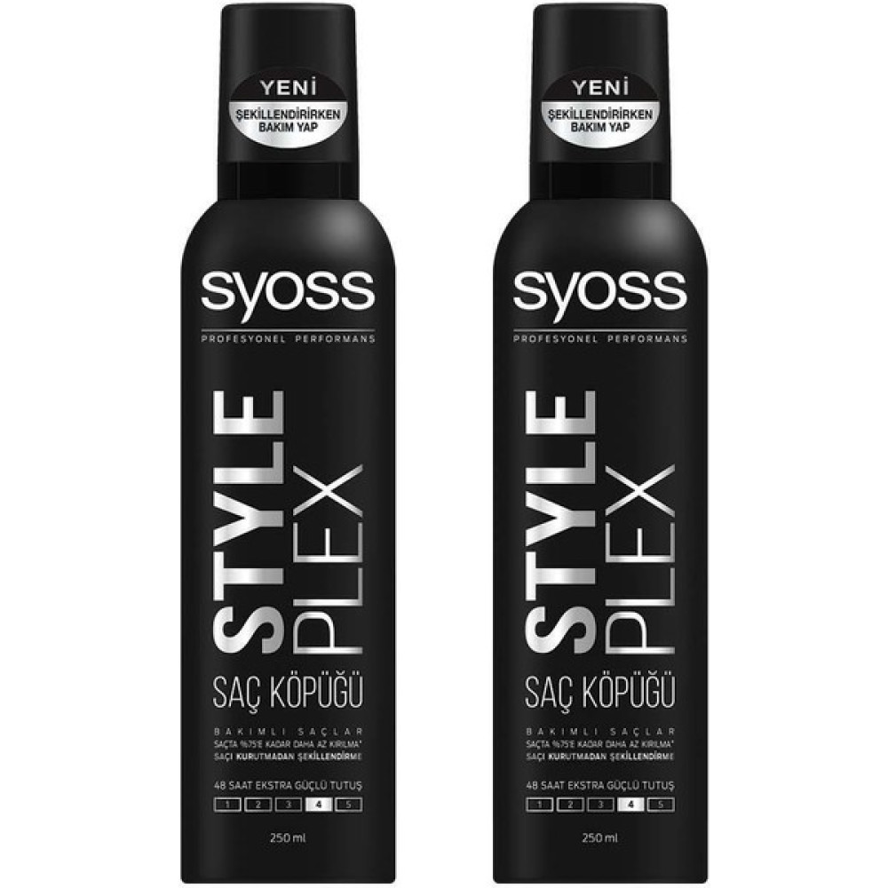 Syoss Style Plex Köpük 250 Ml X 2 Adet - 1 Saç Şekillendirici Köpük Fiyatı