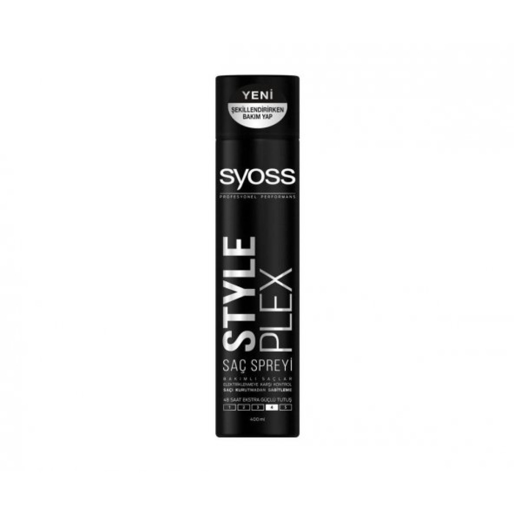 Syoss Style Plex Sac Spreyi 400 Ml Extra Guclu Tutus No: 4 Saç Şekillendirici Sprey Fiyatı