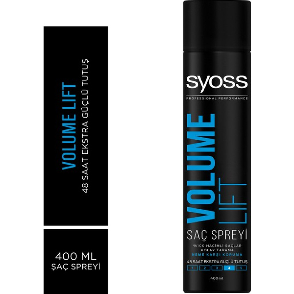 Syoss Volume Lift 48 Saat Ekstra Güçlü Tutuş 400 ml Saç Spreyi Şampuan ve Saç Kremi Fiyatı