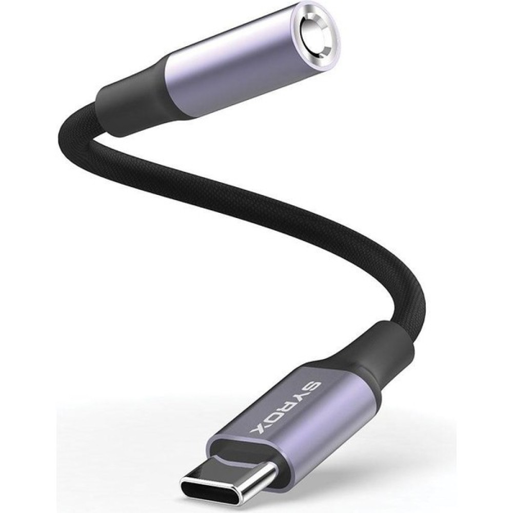Syrox DT23T/A 3.5 Audıo -Type- C Dönüştürücü Ip Sargı Bilgisayar Çevirici ve Adaptörü Fiyatı