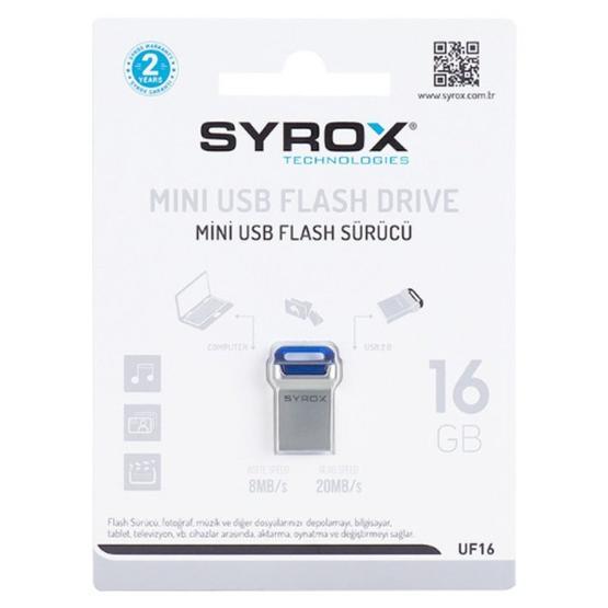 Syrox Fit SYX-USB-16 16 GB Flash Bellek