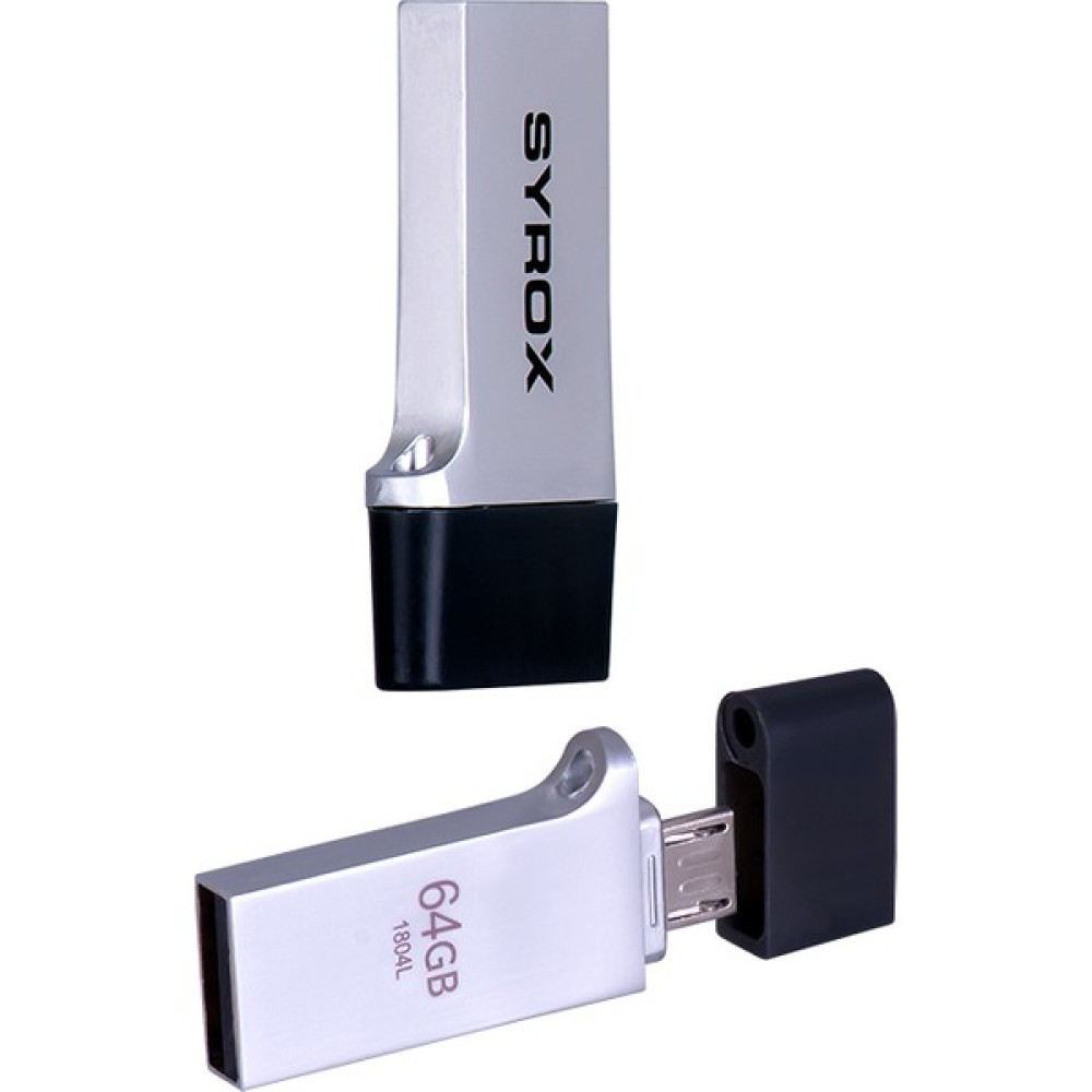 Syrox OTG64 Micro USB + USB Flash Bellek Otg 64GB Flash Bellekler Fiyatı