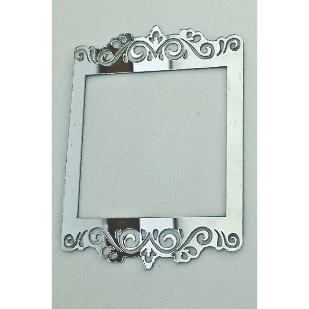 Syz Priz Kenarı Için Desenli Pleksi Priz Sticker & Priz Süsü - 10 x 15 cm - Gümüş Diğer Fiyatı