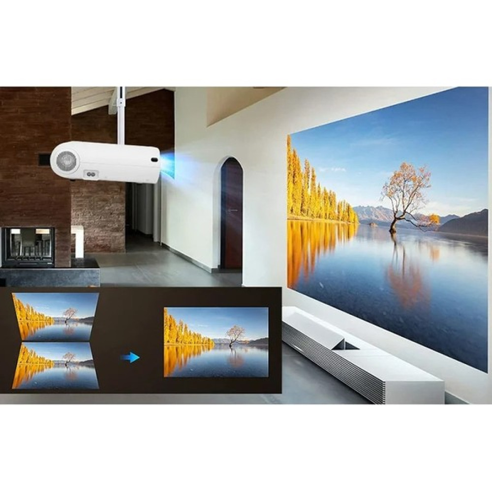 Sz Master Taşınabilir Mini Projektör Akıllı Full Hd Projeksiyon Ev Ofis Için Çok Fonksiyonlu Kablosuz Video Projektör - Siyah Projeksiyon Fiyatı