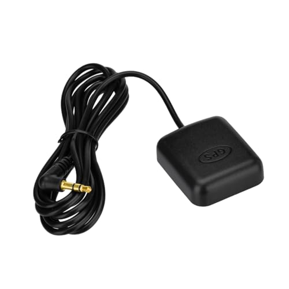 SZSAUTO Vehicle GPS Antenna Waterproof Active GPS Dash Cam Antenna with 3.5mm Plug for Car Truck SUV Windshield Mirror Dash Camera Cam Vedio Surveillance Monitoring DVR Recorder GPS Tracker Receiver