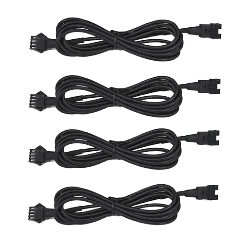 SZSSXPL 4 PCS 60in Extension Cords,Rock Light Extension Cable for Use with RGB Neon Accent Light Kits,Underglow Neon Accent Light Strips for Motorcycle ATV Golf cart Car