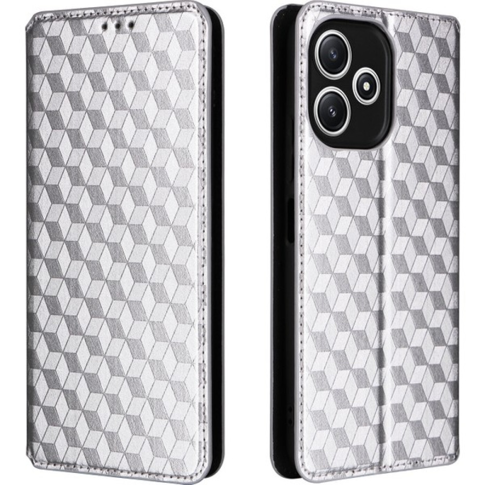 SZY Market Xiaomi Mi Poco M6 Pro 5g ile Uyumlu Cüzdan Hakiki Deri Darbeye Dayanıklı Tpu Kılıf Dayanıklı Flip Kitap Katlama Standı (Yurt Dışından) Cep Telefonu Kılıfı Fiyatı