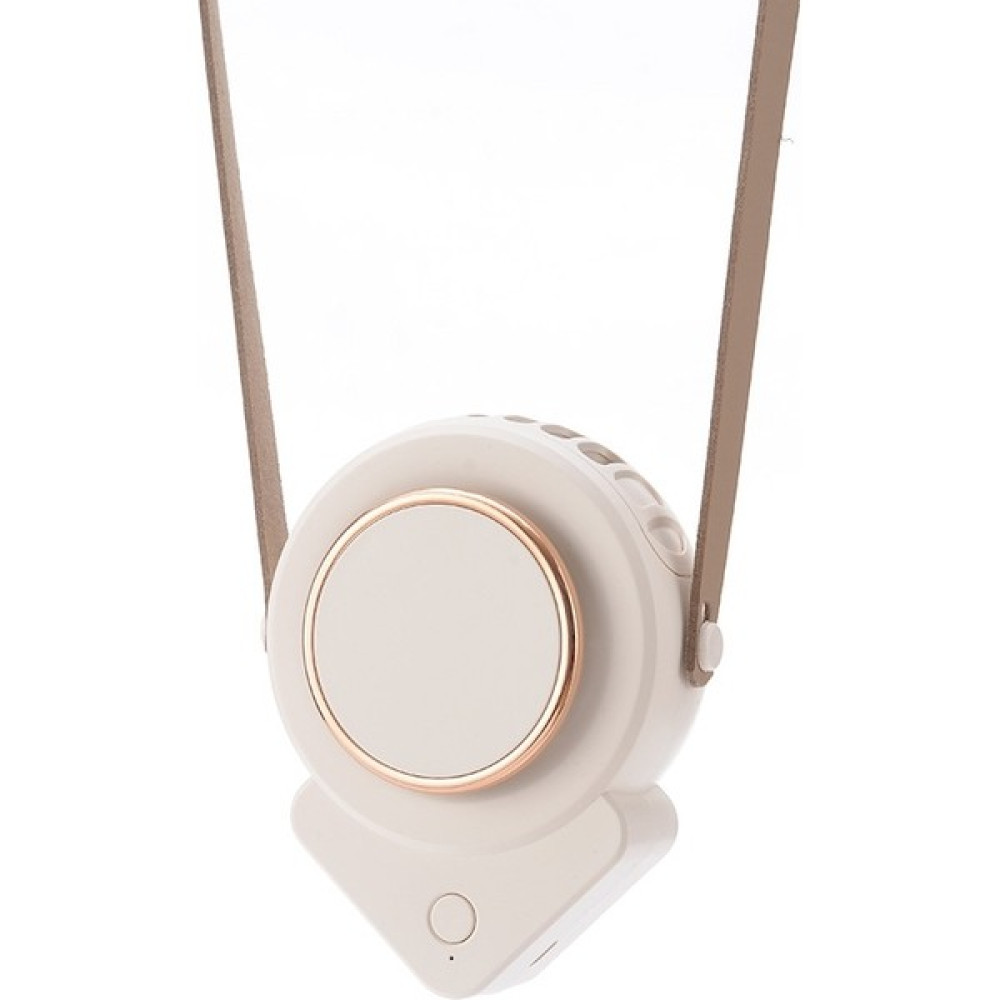 SZYKD H3 Mini Tembel USB Asma Boyun Fan Öğrencisi Açık Yapraksız Üçgen Fan (Beyaz)(Yurt Dışından) Vantilatörler Fiyatı