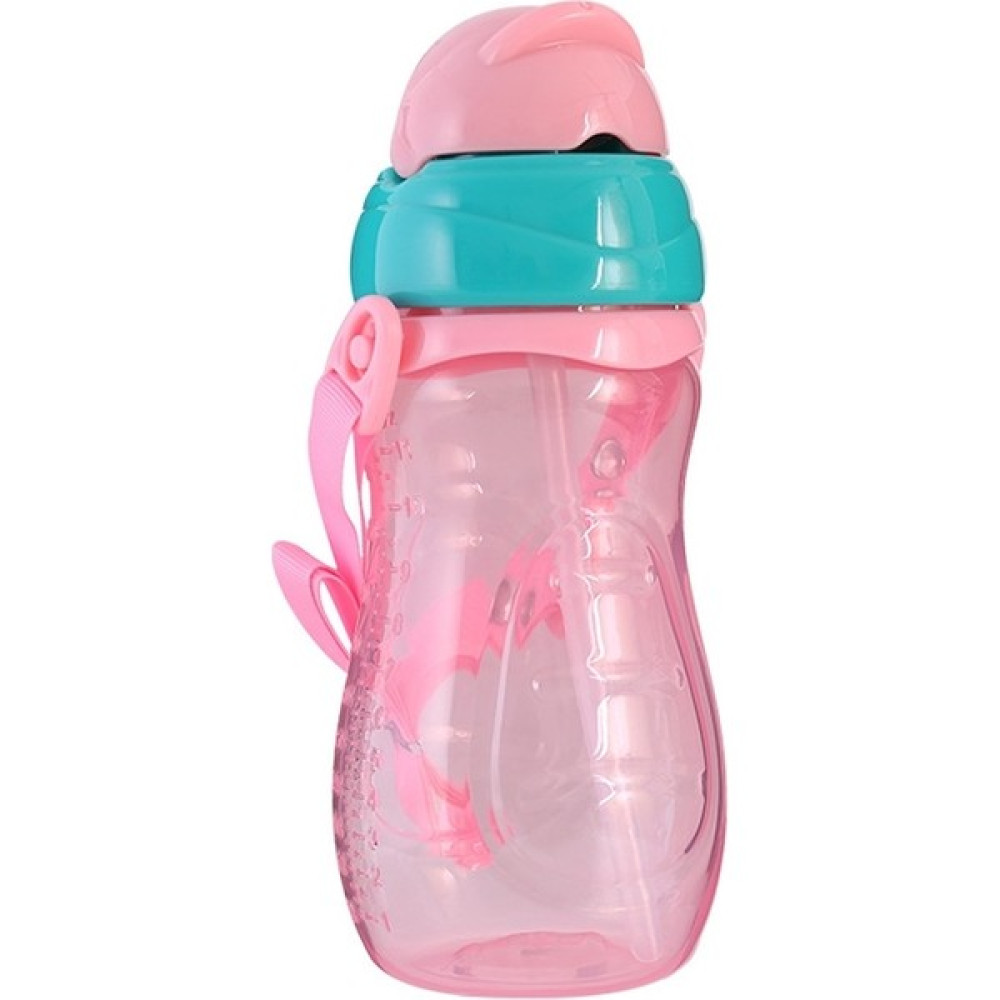 SZYKD Saman ile Bebek Su Biberon Portatif Karikatür Kupa Tasarrufu Spor Şişeleri Bebek Besleme Bardakları (Pembe) - 180 ml - Pembe Biberon Fiyatı
