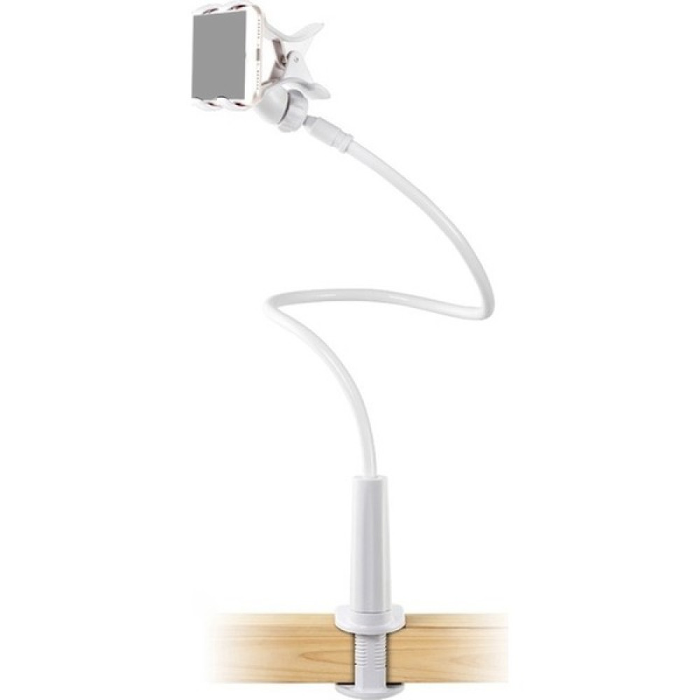SZYKD Ubn-46 Düzenli Versiyonu Dönebilen ve Ayrılabilir Tembel Masaüstü Başucu Standı Cep Telefonu Standı, Yükseklik: 90 cm (Beyaz) (Yurt Dışından) Cep Telefonu Tutucu Fiyatı