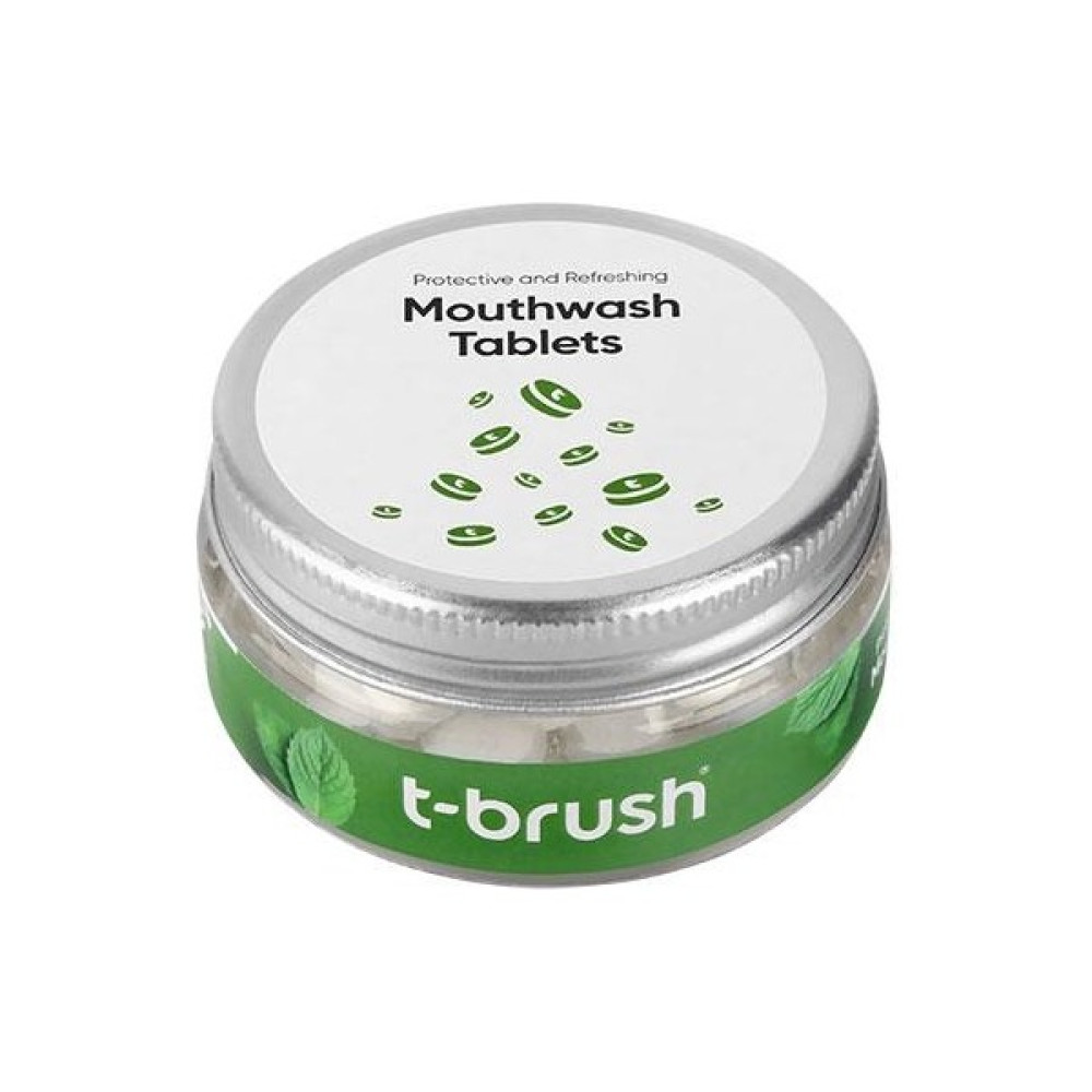 T-Brush Koruyucu ve Ferahlatıcı Ağız Çalkalama Tableti - Florürsüz- Alkolsüz - Vegan - 75 tablet Ağız Gargara ve Spreyi Fiyatı