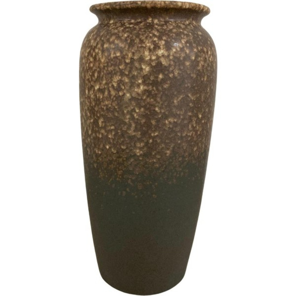T. Concept Modern Uzun Seramik Vazo Kahverengi Gri 42 cm Vazo Fiyatı