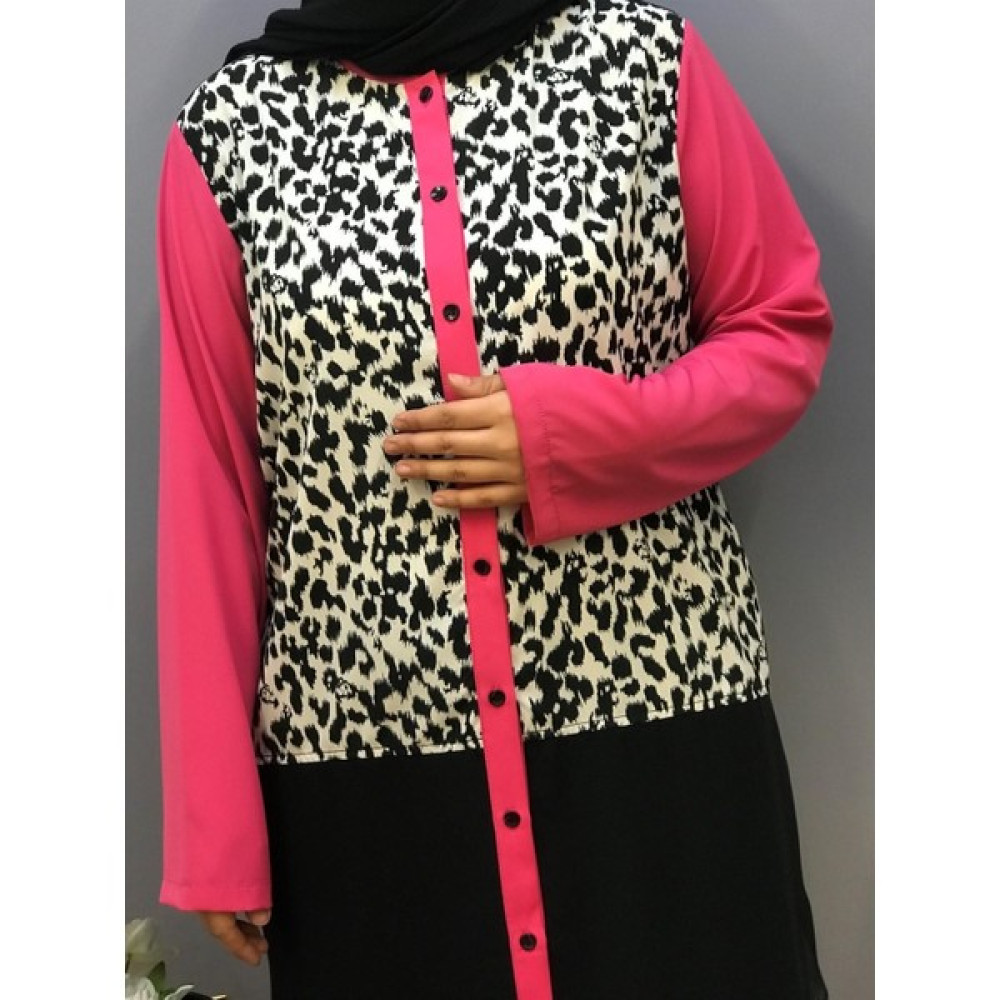 T Dee Kadın Leopar Desenli Yazlık Uzun Tunik Tunik Fiyatı