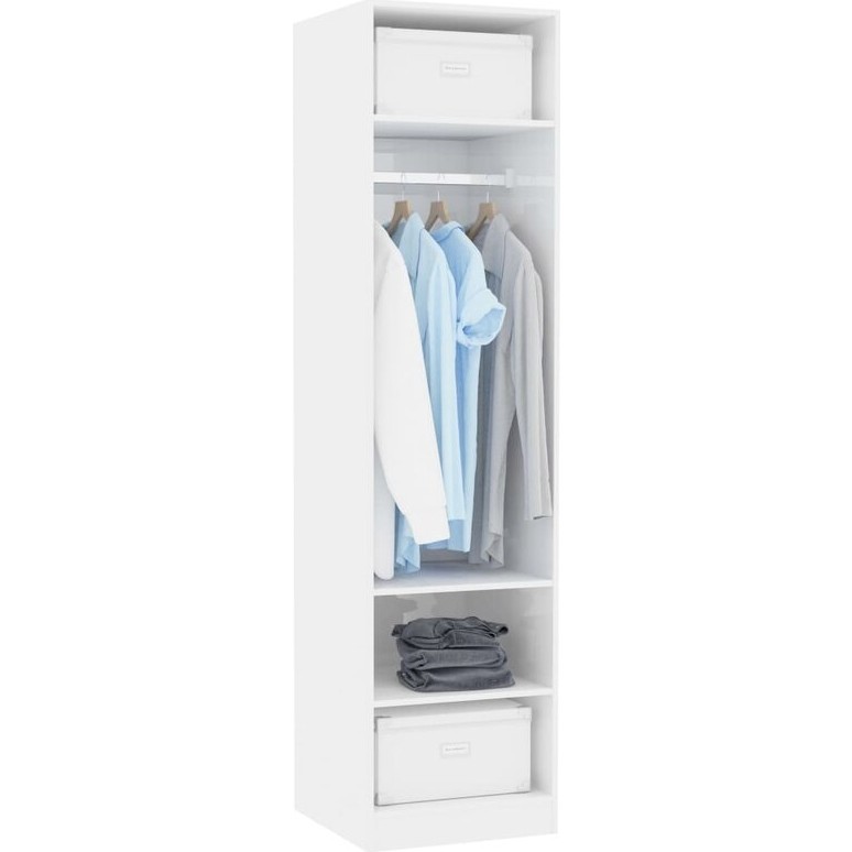 T Designo Yen Açık Giyinme Dolabı - Çok Amaçlı Dolap - Açık Gardırop 40 cm - Beyaz Gardrop & Dolap Fiyatı