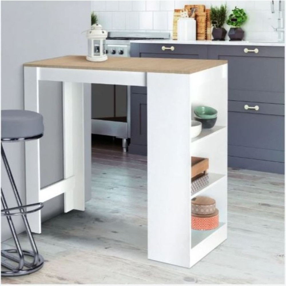 T Designo Yonca Mutfak Adası - Mutfak MASASI-BEYAZ-120 cm Mutfak Dolabı / Mobilyası Fiyatı