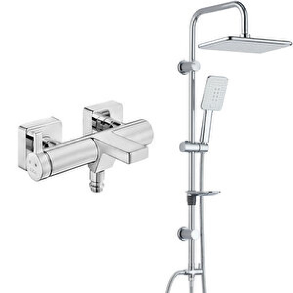 T MAY Eca Purity Banyo Bataryası+t-may Banyo Çınar Dikdörtgen Tepe Duş Takımı Seti Paslanmaz Krom Bataryalar Fiyatı