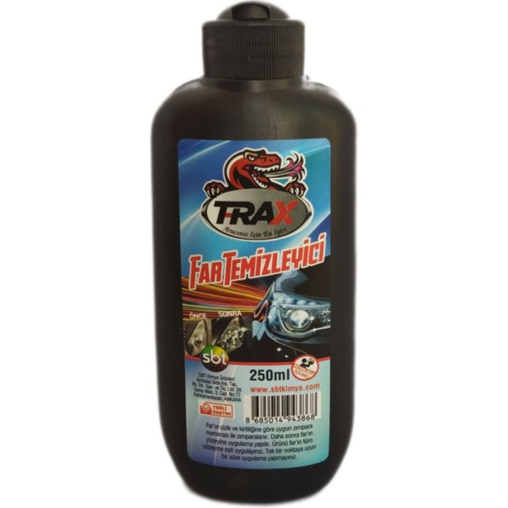 T-Rax Far Parlatma Temizleme Seti Far Temizleme Seti Araç Far Parlatma %100 Etki 250 ml Oto Bakım & Temizlik Ürünleri Fiyatı