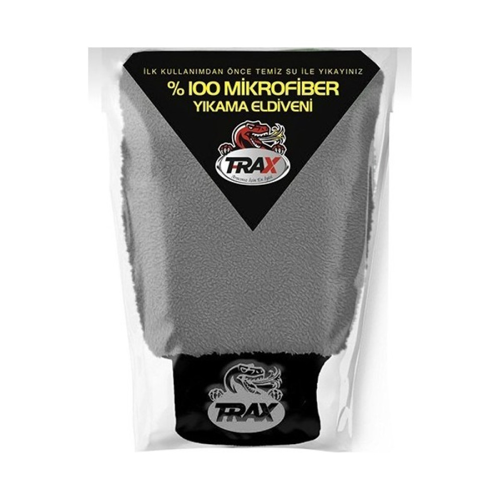 T-Rax Oto & Ev Yıkama ve Cila Eldiveni Mikrofiber Araç Yıkama Eldiveni - GRİ Oto Bakım Bezleri Fiyatı