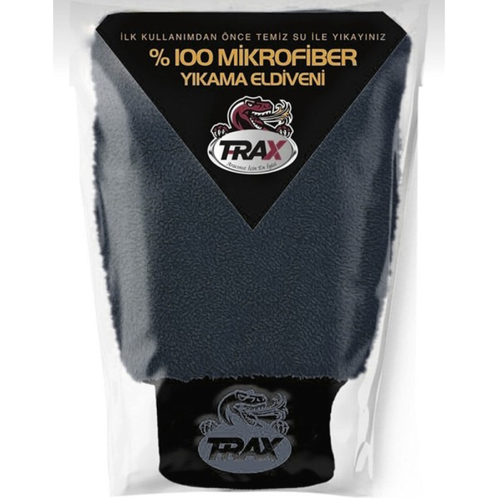 T-Rax Oto & Ev Yıkama ve Cila Eldiveni Mikrofiber Araç Yıkama Eldiveni - SİYAH Oto Bakım Bezleri Fiyatı