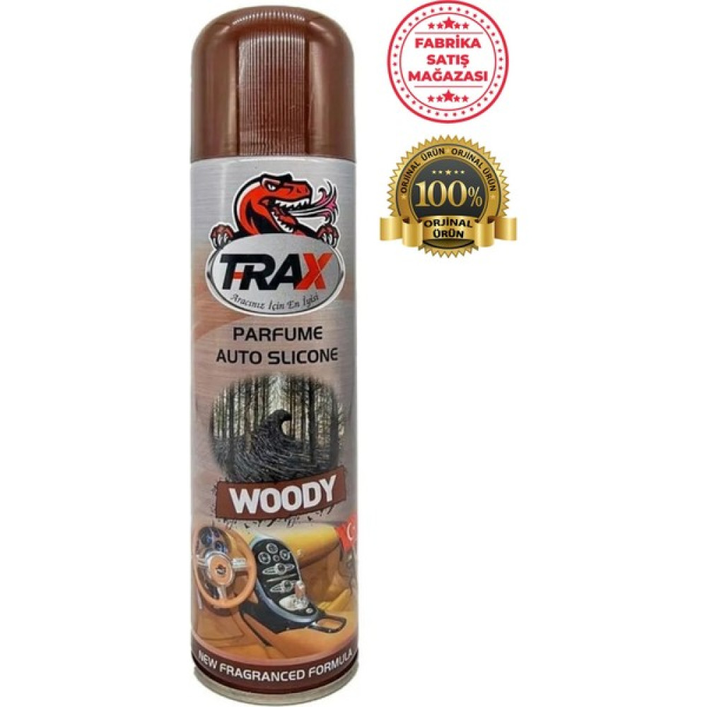 T-Rax Trax Torpido Deri Plastik Için Parlatıcılı Silikon Odunsu Kokulu Parfüm Sprey 200ML Oto Boyaları Fiyatı
