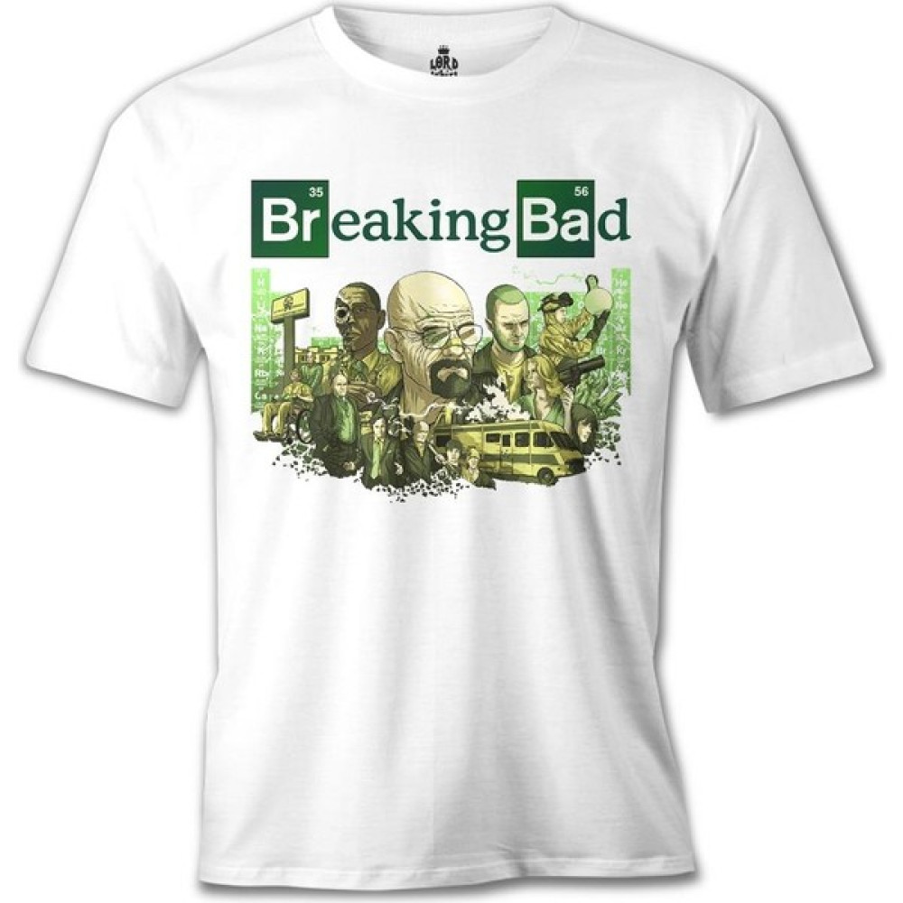 T-Shirt Breaking Bad 1 Beyaz Erkek Tshirt Erkek T-shirt Fiyatı