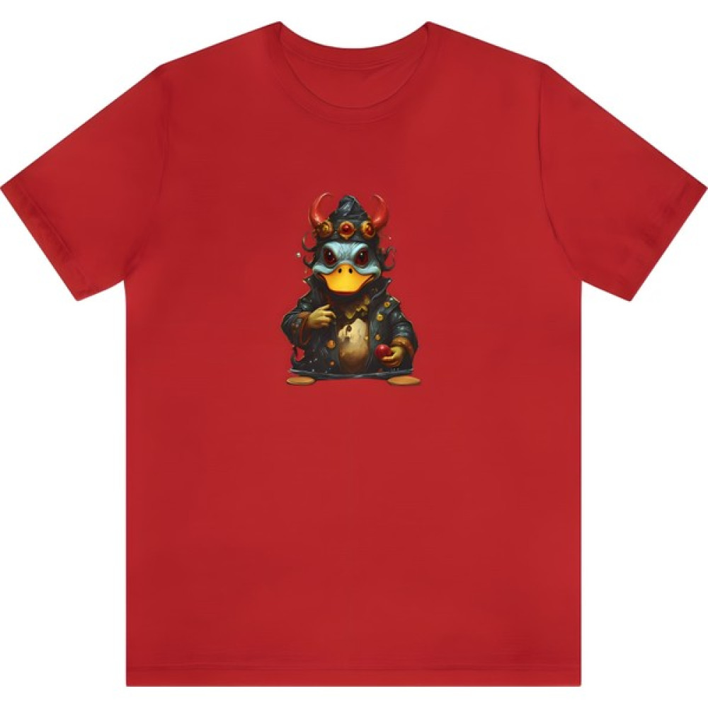 T-Shirt Cin / Asker Baskılı Kırmızı Renk Tişört Erkek T-shirt Fiyatı