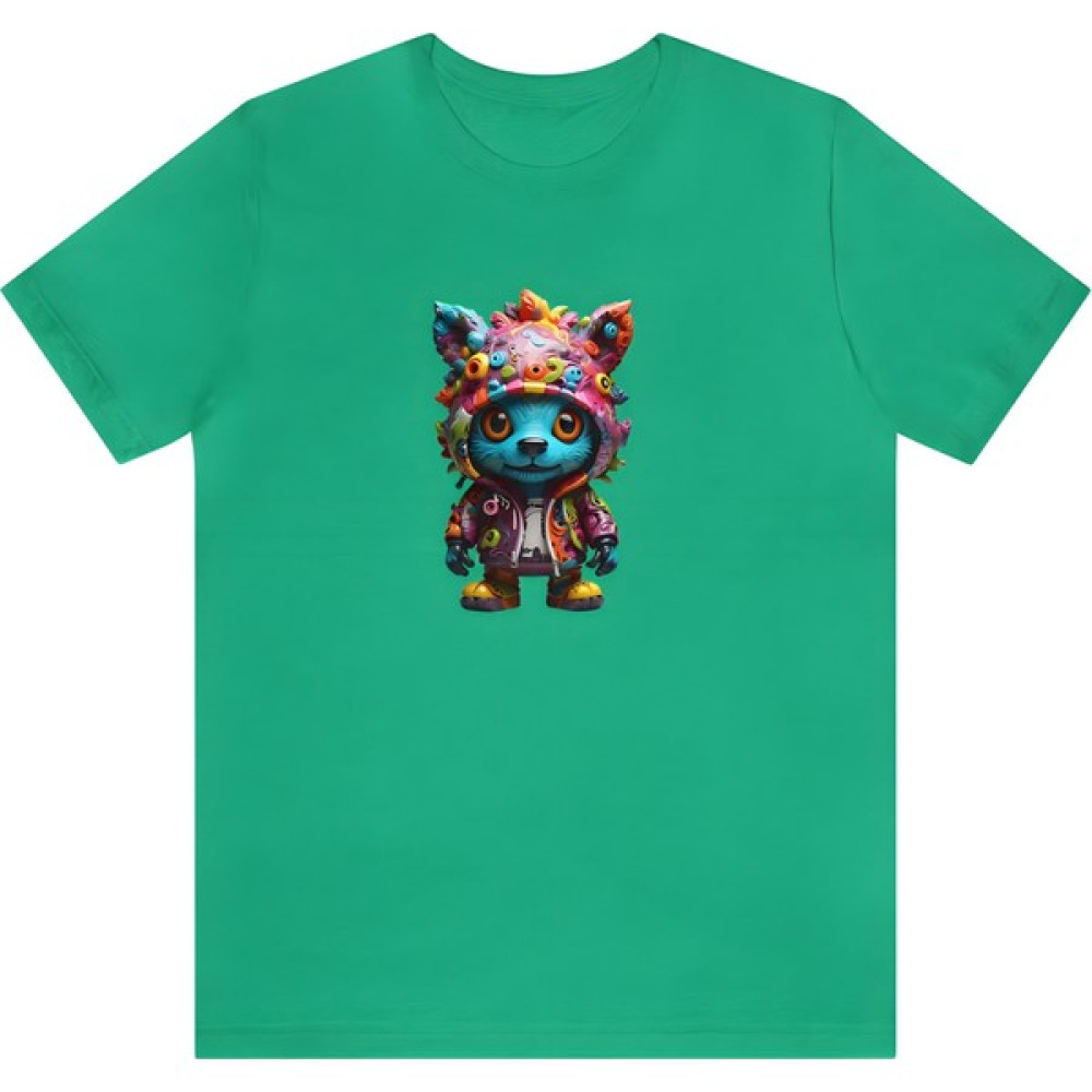T-Shirt Cin / Asker Baskılı Yeşil Renk Tişört Erkek T-shirt Fiyatı