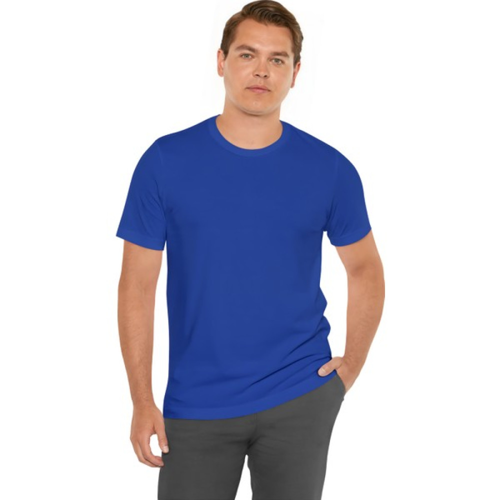 T-Shirt Cin / Bisiklet Yaka Sax Mavi Renk Tişört Erkek T-shirt Fiyatı