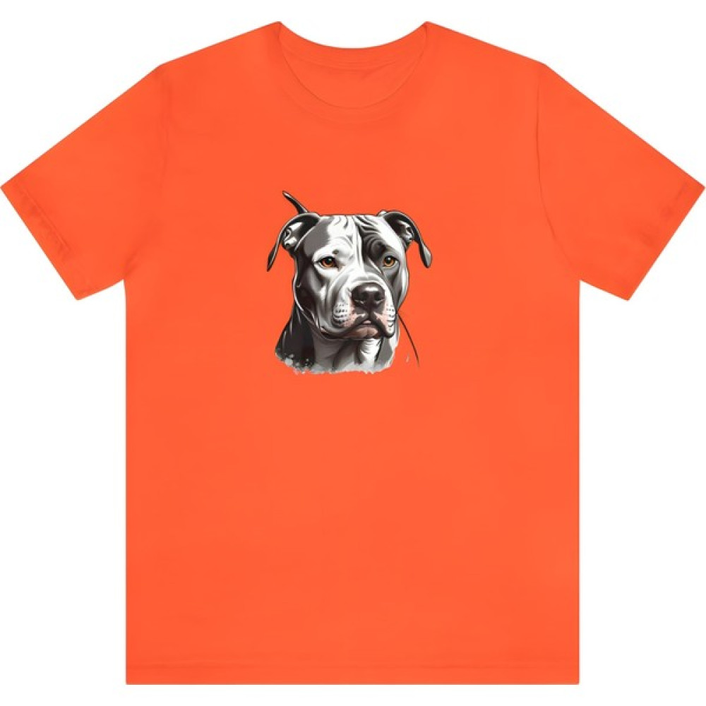 T-Shirt Cin / Köpek Baskılı Turuncu Renk Tişört Erkek T-shirt Fiyatı