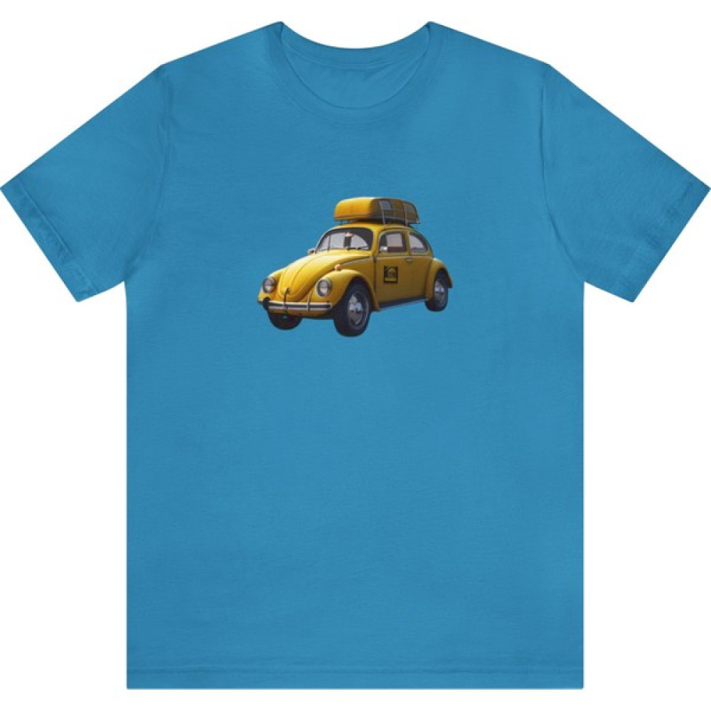 T-Shirt Cin / Wos Wos Baskılı Turkuaz Renk Tişört Bayan T-shirt Fiyatı