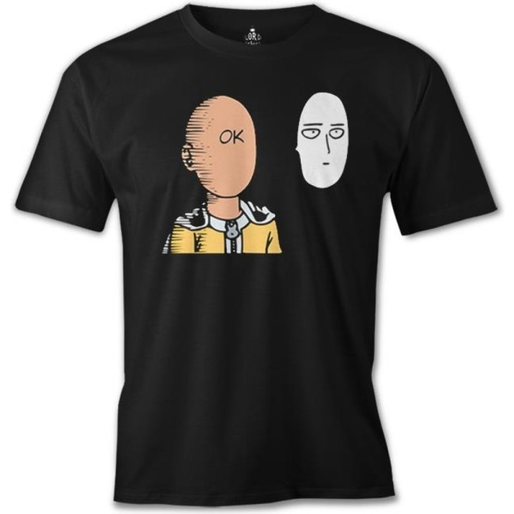 T-Shirt One Punch Man - Ok Siyah Erkek Tshirt Erkek T-shirt Fiyatı