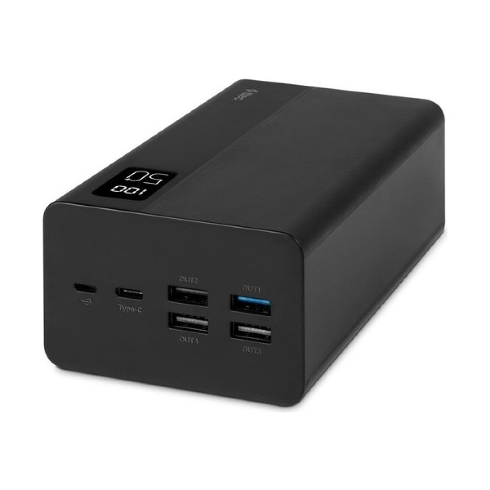 T-Tech Recharger Mega LCD 50.000 Mah Taşınabilir Hızlı Şarj Aleti / Powerbank - Siyah Taşınabilir Şarj Cihazı - Powerbank Fiyatı