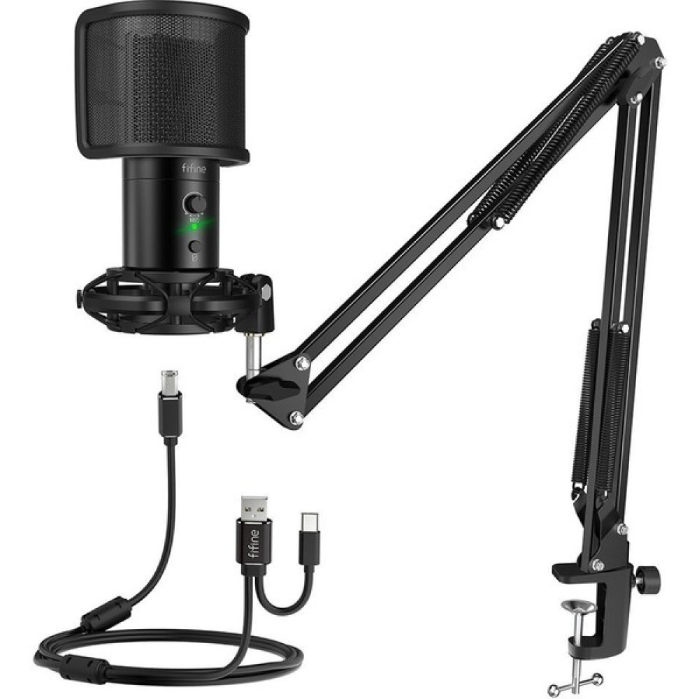 T683 USB Condenser Mikrofon Kayıt Seti - Yayıncı - Youtuber - Canlı Yayın - Podcast Mikrofon Kayıt Paketi Müzik Aletleri Fiyatı