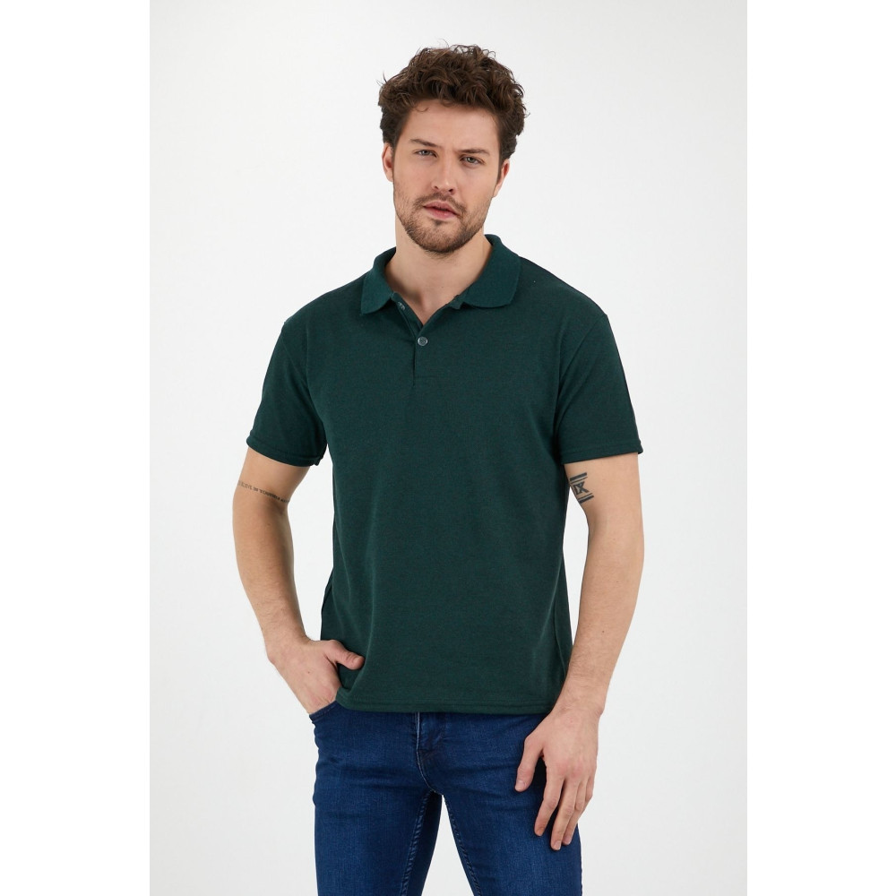 TA COLLECTİON Yeşil Dar/slim Fitt Polo Yaka Tshirt S Beden Bayan T-shirt Fiyatı