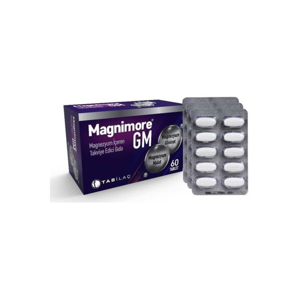 Tab İlaç Magnimore Gm Magnezyum içeren Takviye Edici Gıda Sağlık / Diyet Fiyatı