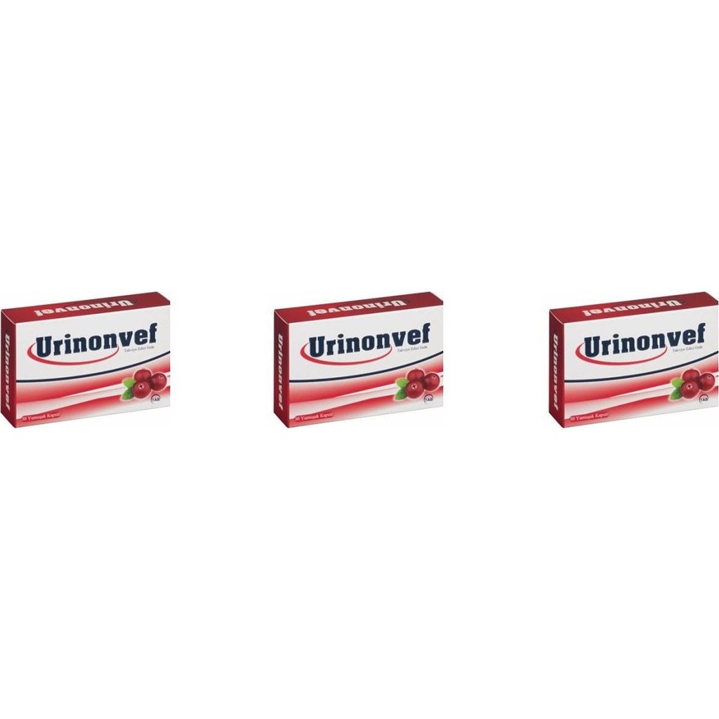 Tab Urinonvef Cranberry 30 Kapsül 3'lü Paket Diğer Fiyatı
