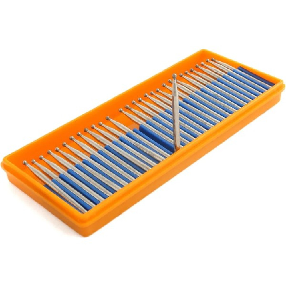 Tabaş 30 Adet Bur Elmas Taşlama Kafası Yuvarlak Şekil 2mm Bit Kaplı Topu Oyma Çapaklar Shank 3 Dremel Araçları Aksesuarları Için Hong Da Oto Boyaları Fiyatı