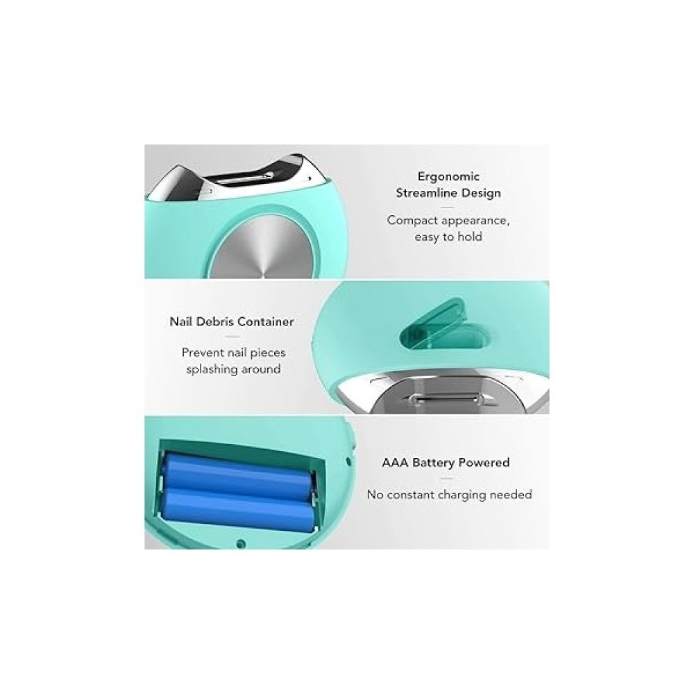 Tabass Elektrikli Tırnak Makası / Törpüsü Mavi Electric Nail Clipper 2LB30B147 Bebek Tırnak Makası Fiyatı