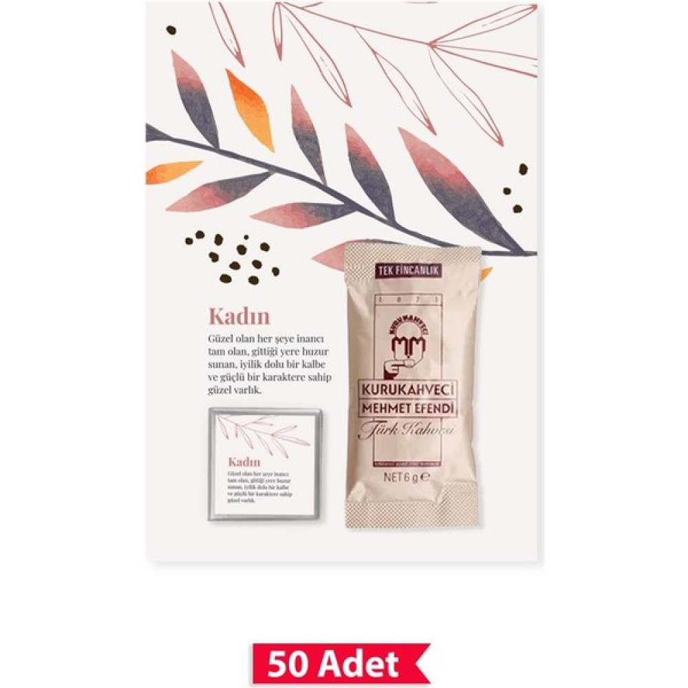 Tabby Design Kadınlar Günü Kahve Çikolata Hediyeli Kart (50 Adet) Altın, Takı & Aksesuar Fiyatı
