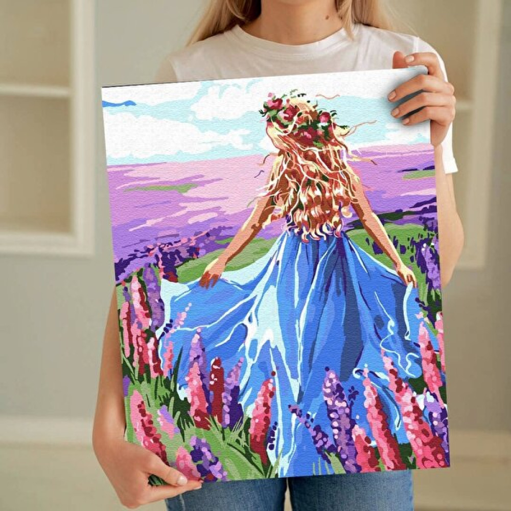 Tabdiko Sayılarla Boyama Seti 40 x 50 cm Tuval Şasesine Gerili Manzaradaki Kadın - Beyaz Sanatsal Malzemeler Fiyatı