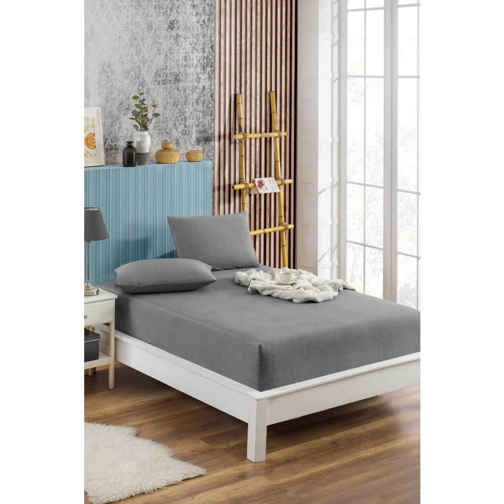 TABEA HOME %100 Pamuk Çift Kişilik Lastikli Çarşaf 2 Adet Yastık Kılıfı 160 x 200 Beden Çarşaf Fiyatı