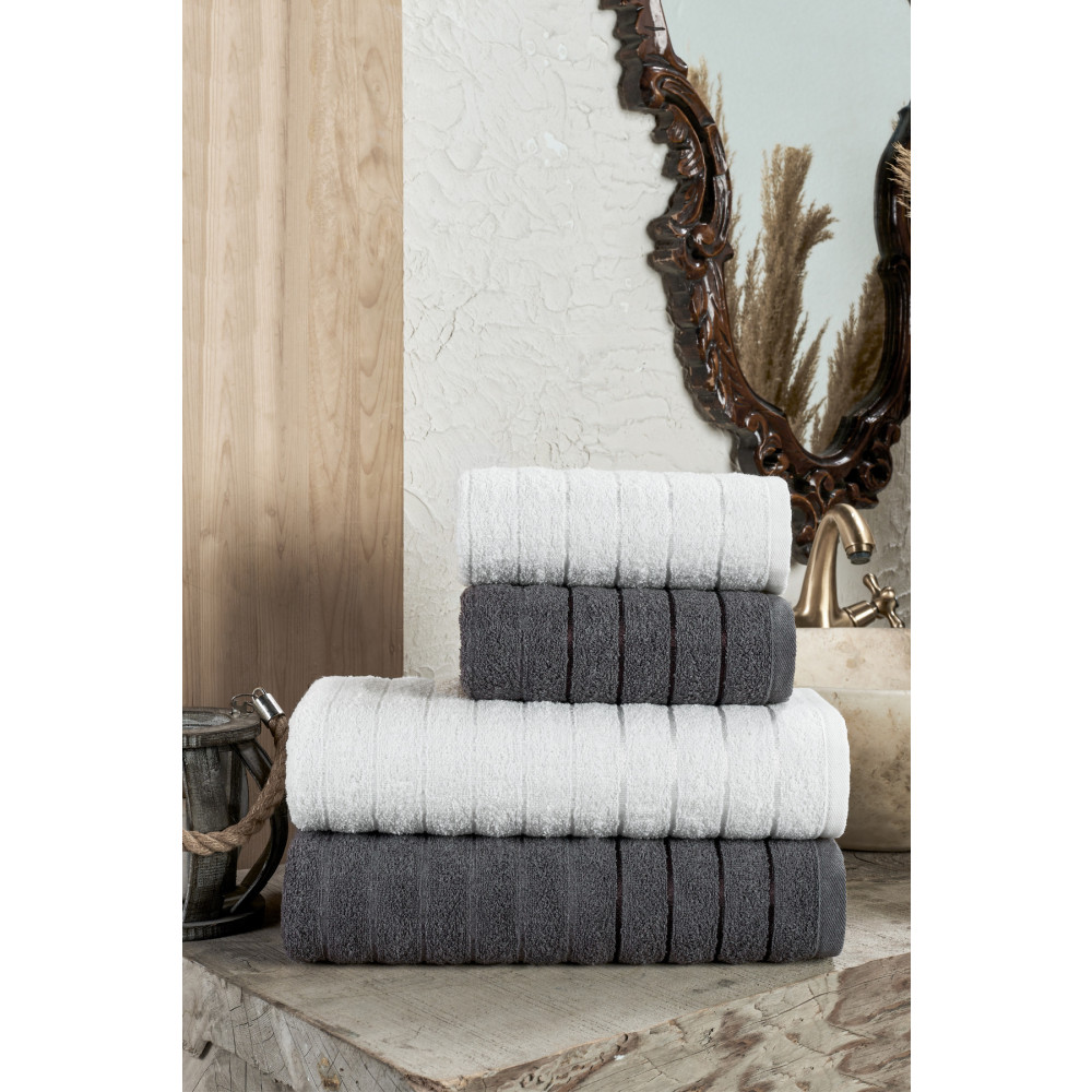 TABEA HOME Fluffy 4lü Banyo Havlu Seti Banyo Havlusu Fiyatı